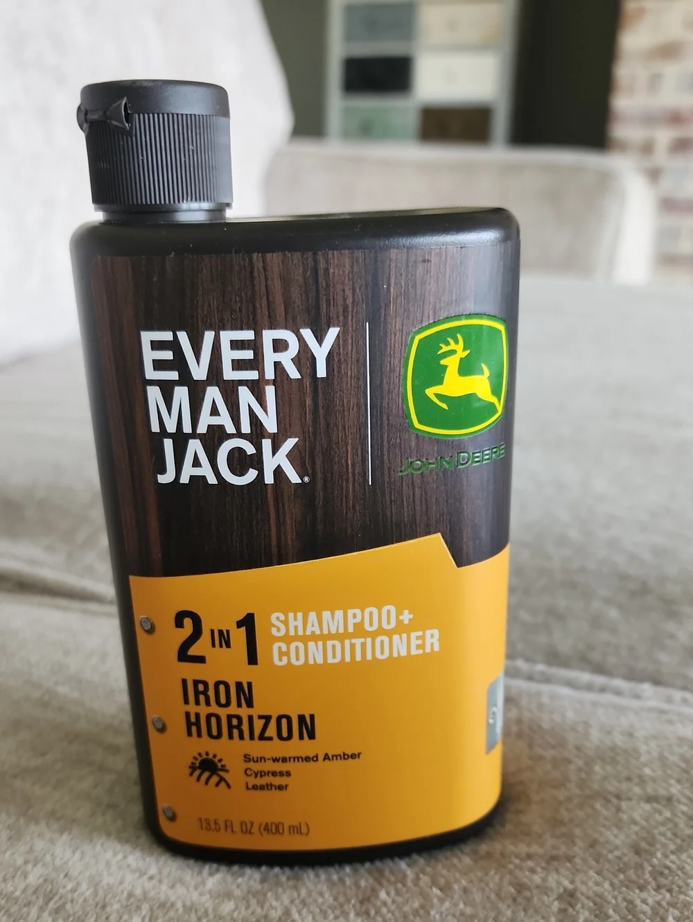 NWT Every Man Jack X John Deere 2 In 1 Shampoo & Conditioner-Iron Horizon